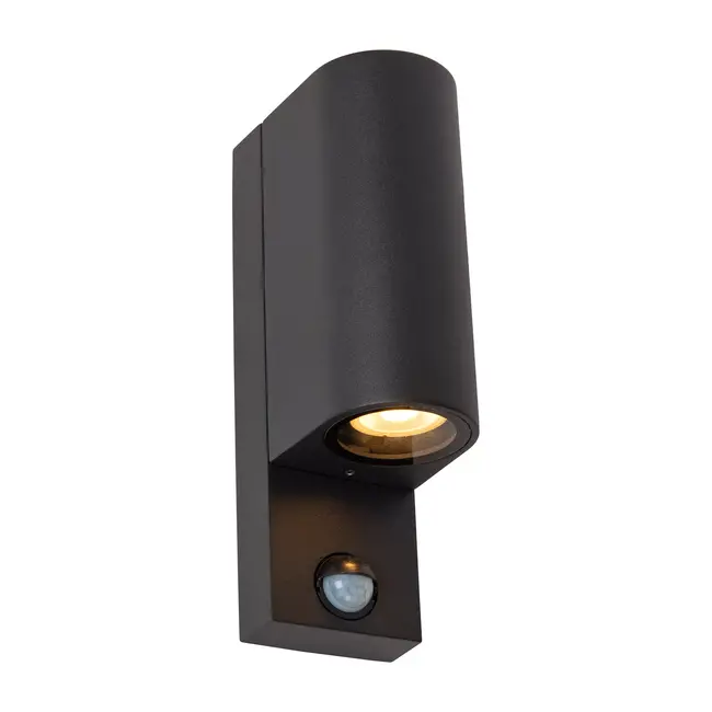 ZARO IR - Wandspot Buiten - 2xGU10 - IP65 - Zwart - 69803/02/30