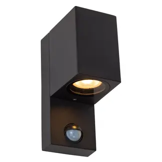 Lucide ZARO IR - Spot mural Extérieur - 1xGU10 - IP65 - Noir - 69802/01/30