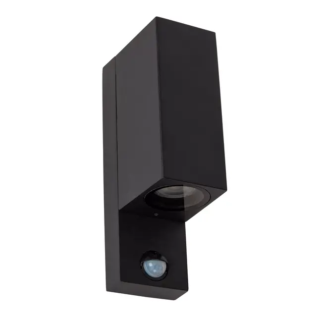 ZARO IR - Wandspot Buiten - 2xGU10 - IP65 - Zwart - 69802/02/30