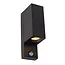 ZARO IR - Wall spotlight Outdoor - 2xGU10 - IP65 - Black - 69802/02/30