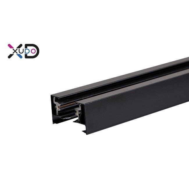XUDO rail 1 meter with connector and end piece 1-phase