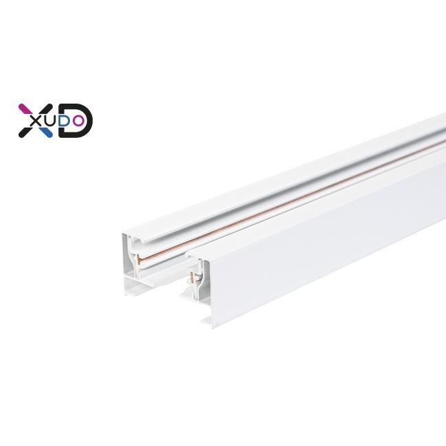 XUDO rail 1 meter with connector and end piece 1-phase