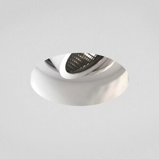 Astro Trimless Slimline Round Adjustable Fire-Rated Matte white