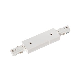Lucide TRACK Starter power supply - 1-phase track system / Track lighting - Double - White (Expansion) - 09950/11/30