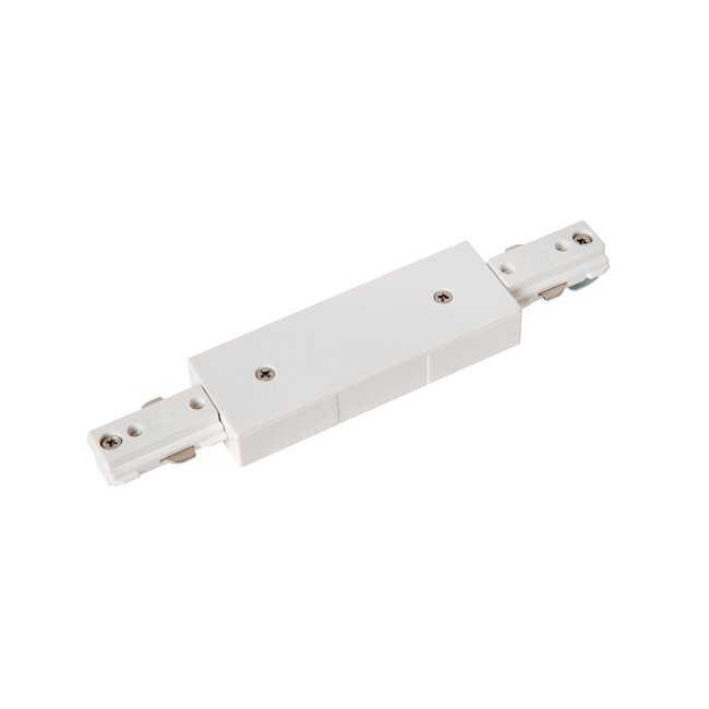 TRACK Alimentation de démarrage - Système sur rail monophasé / Éclairage sur rail - Double - Blanc (Extension) - 09950/11/31
