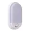 HUPS IR - Applique Intérieur/Extérieur - LED - 1x10W 3000K - IP54 - Capteur de mouvement & jour/nuit - Blanc - 22864/10/31