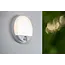 HUPS IR - Wall lamp Indoor/Outdoor - LED - 1x10W 3000K - IP54 - Movement & day/night sensor - White - 22863/10/31