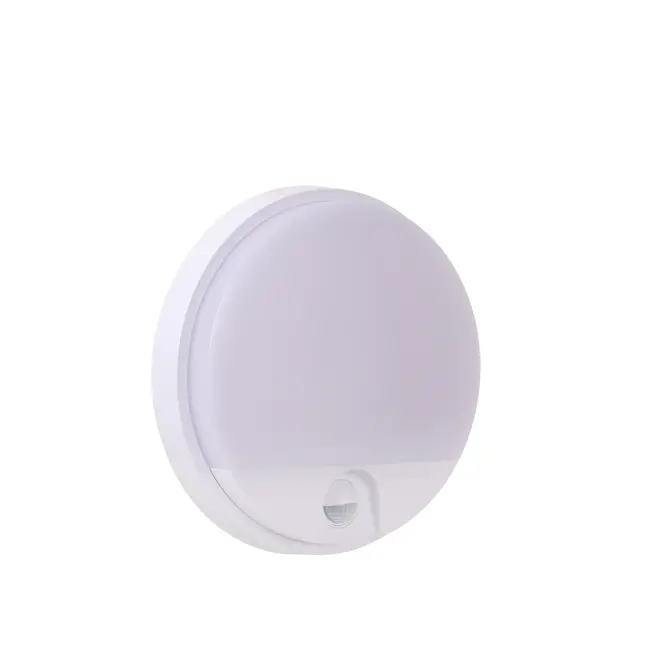 HUPS IR - Applique Intérieur/Extérieur - LED - 1x10W 3000K - IP54 - Capteur de mouvement & jour/nuit - Blanc - 22863/10/31