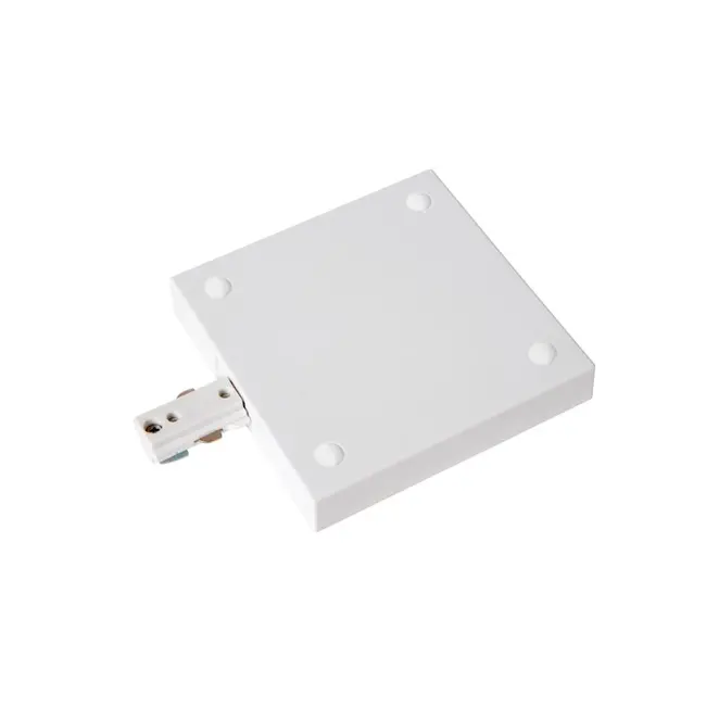 Lucide TRACK Startvoeding - 1-fase Railsysteem / Railverlichting - Enkel/Dubbel -Wit (Uitbreiding)