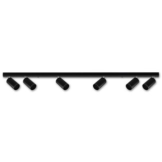 LioLights ERIS applique ou plafonnier 6 spots 120cm GU10 noir