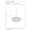 WOLFRAM - Pendant lamp - Ø 100 cm - E27 - Black