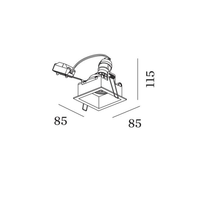 Inbouwspot Plano 1.0 PAR16