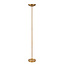 Lucide ZENITH - Vloerlamp - Ø 25,4 cm - LED Dimb. - 1x20W 3000K - Mat Goud / Messing