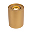 Lucide TUBE - Table lamp - Ø 9,6 cm - LED Dim. - GU10 - 1x5W 2600K/2800K - 3 StepDim - Matt Gold / Brass