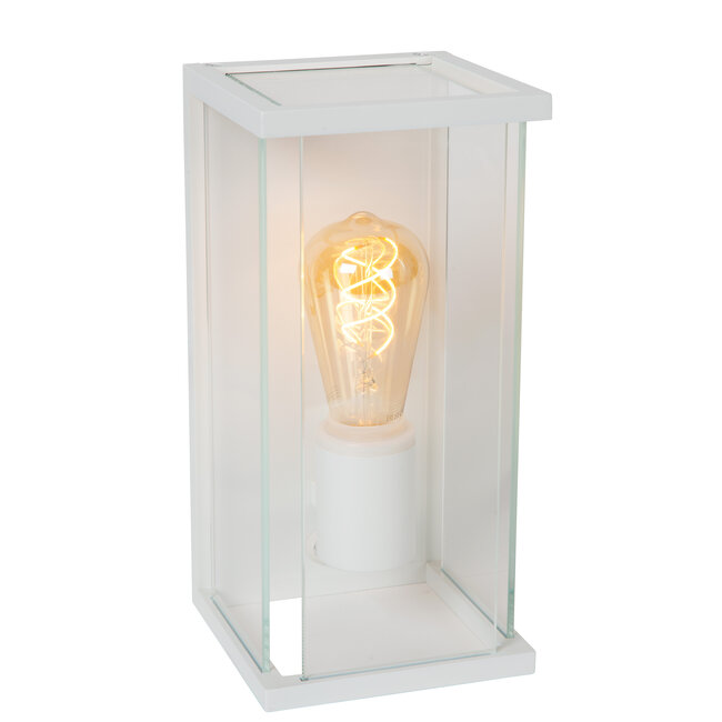 CLAIRE - Wandlamp Binnen/Buiten - 1xE27 - IP54 - Beweging & dag/nacht sensor - Wit - 27883/11/31