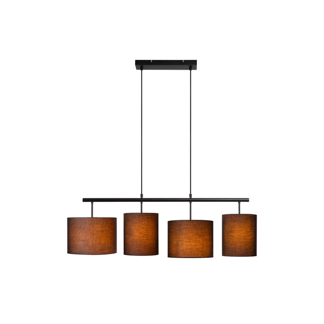 MAYA - Hanglamp - 4xE27 - Zwart - 45409/04/30