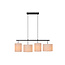 Lucide MAYA - Hanglamp - 4xE27 - Beige