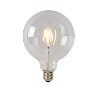 Lucide G125 Class A - Filament lamp - Ø 12,5 cm - LED - E27 - 1x7W 2700K - Transparant