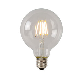 Lucide G80 Class B - Filament lamp - Ø 8 cm - LED Dimb. - E27 - 1x7W 2700K - Transparant