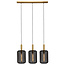 Lucide CORINA - Hanglamp - 3xE27 - Zwart