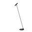 Lucide ALEC - Vloerlamp - LED - G9 - 1x3W 2700K - Inclusief omwisselbare kappen - Zwart