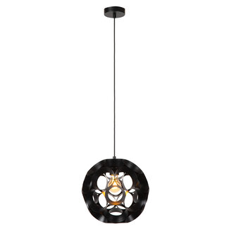 Lucide HANNELORE - Hanglamp - Ø 30 cm - 1xE27 - Zwart