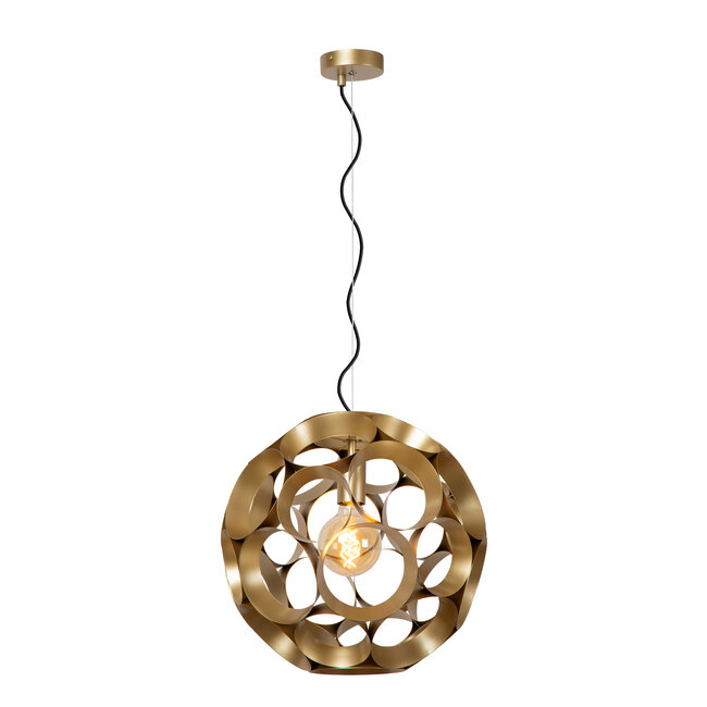 HANNELORE - Hanglamp - Ø 40 cm - 1xE27 - Mat Goud / Messing - 10423/40/02