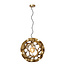 Lucide HANNELORE - Hanglamp - Ø 40 cm - 1xE27 - Mat Goud / Messing