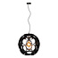 Lucide HANNELORE - Hanglamp - Ø 40 cm - 1xE27 - Zwart