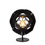 HANNELORE - Lampe de table - Ø 25 cm - 1xE27 - Noir - 10523/01/30
