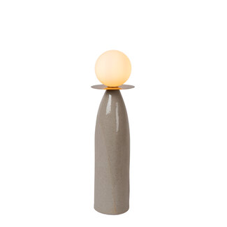 Lucide FIGARO - Tafellamp - Ø 12 cm - 1xG9 - Grijs