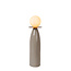 Lucide FIGARO - Lampe de table - Ø 12 cm - 1xG9 - Gris