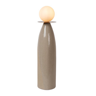 Lucide FIGARO - Lampe de table - Ø 12 cm - 1xG9 - Gris