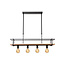 MILONGA - Hanglamp - 4xE27 - Zwart - 21432/04/30
