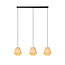 Lucide TRIBUTE - Pendant light - 3xE27 - Cream