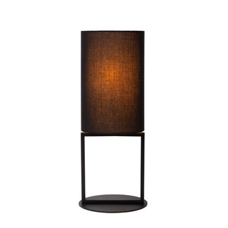 Lucide HERMAN - Tafellamp - Ø 20 cm - 1xE27 - Zwart
