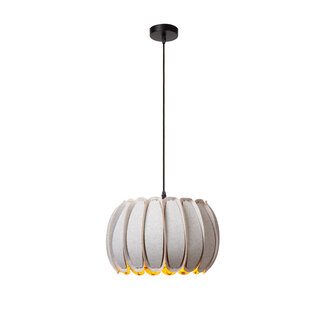 Lucide SPENCER - Hanglamp - Ø 30 cm - 1xE27 - Grijs