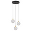 Lucide Premium GISELA - Pendant light - Ø 36 cm - LED Dim. - 3x3,6W 2700K - Transparant