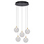 Lucide Premium GISELA - Pendant light - Ø 48 cm - LED Dim. - 5x3,8W 2700K - Transparant