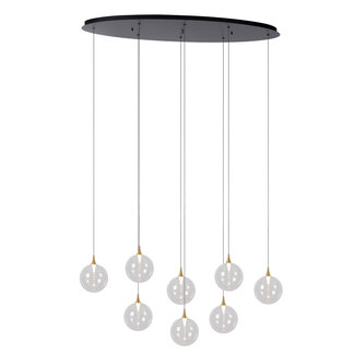 Lucide Premium GISELA - Hanglamp - LED Dimb. - 8x3,9W 2700K - Transparant