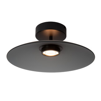 Lucide Premium MENGA - Flush ceiling light - Ø 40 cm - LED Dim. - 1x12W 2700K - Smoke Grey