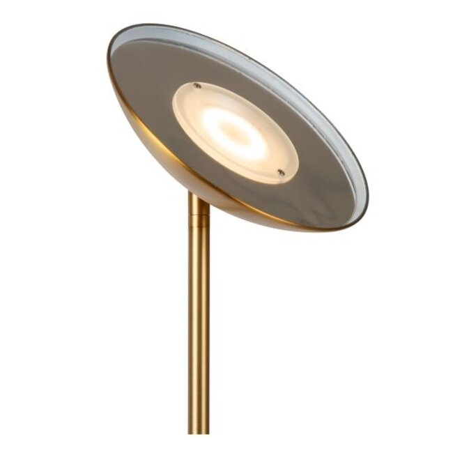 ZENITH - Vloerlamp - Ø 25,4 cm - LED Dimb. - 1x20W 3000K - Mat Goud / Messing - 19791/20/02