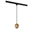 TRACK PRESTON Hanglamp - 1-fase Railsysteem / Railverlichting - 1xGU10 - Mat Goud / Messing (Uitbreiding) - 09958/01/02