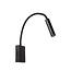 ALEC - Wandspot / Wandlamp - LED - G9 - 1x3W 2700K - Inclusief omwisselbare kappen - Zwart - 03246/03/30