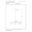 MENGA - Pendant light - Ø 60 cm - LED Dim. - 1x18,6W 2700K - Amber - 25417/12/62