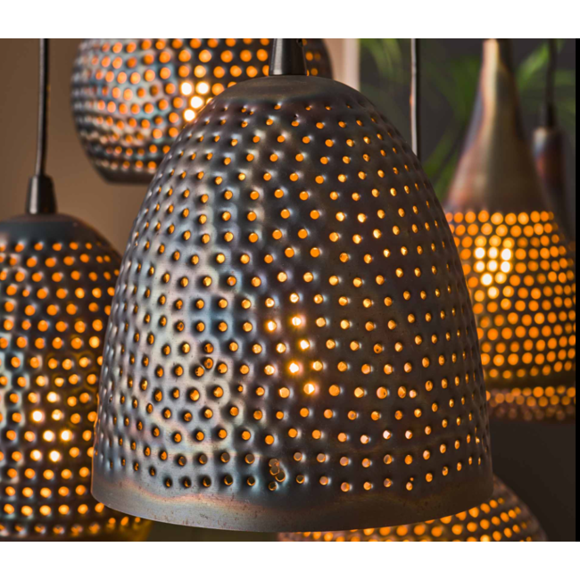 Vintage Hanging Lamp 4+3 Punch Mix