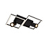 Lucide ARIANNE - Flush ceiling light - LED - 2xGU10 - Black