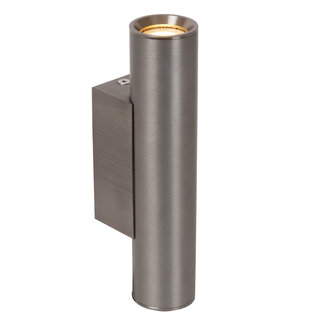 Lucide DUPLA - Wandspot / Wandlamp - 2xGU10 (MR11) - Grijs ijzer