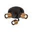 Lucide EMILE - Ceiling spotlight - Ø 23 cm - 3xGU10 - Matt Gold / Brass