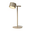 Lucide GIAN - Lampe de table - LED Dim. - 1x9W 2700K - Taupe